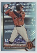 2022 Bowman 1st Edition Sky Blue Foil Adrian Sugastey #BPPF-19 ff8