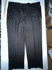 Vintage Chaps Ralph Lauren Super 100'S Dress Pants Men’s 100% Wool 42X30 Black