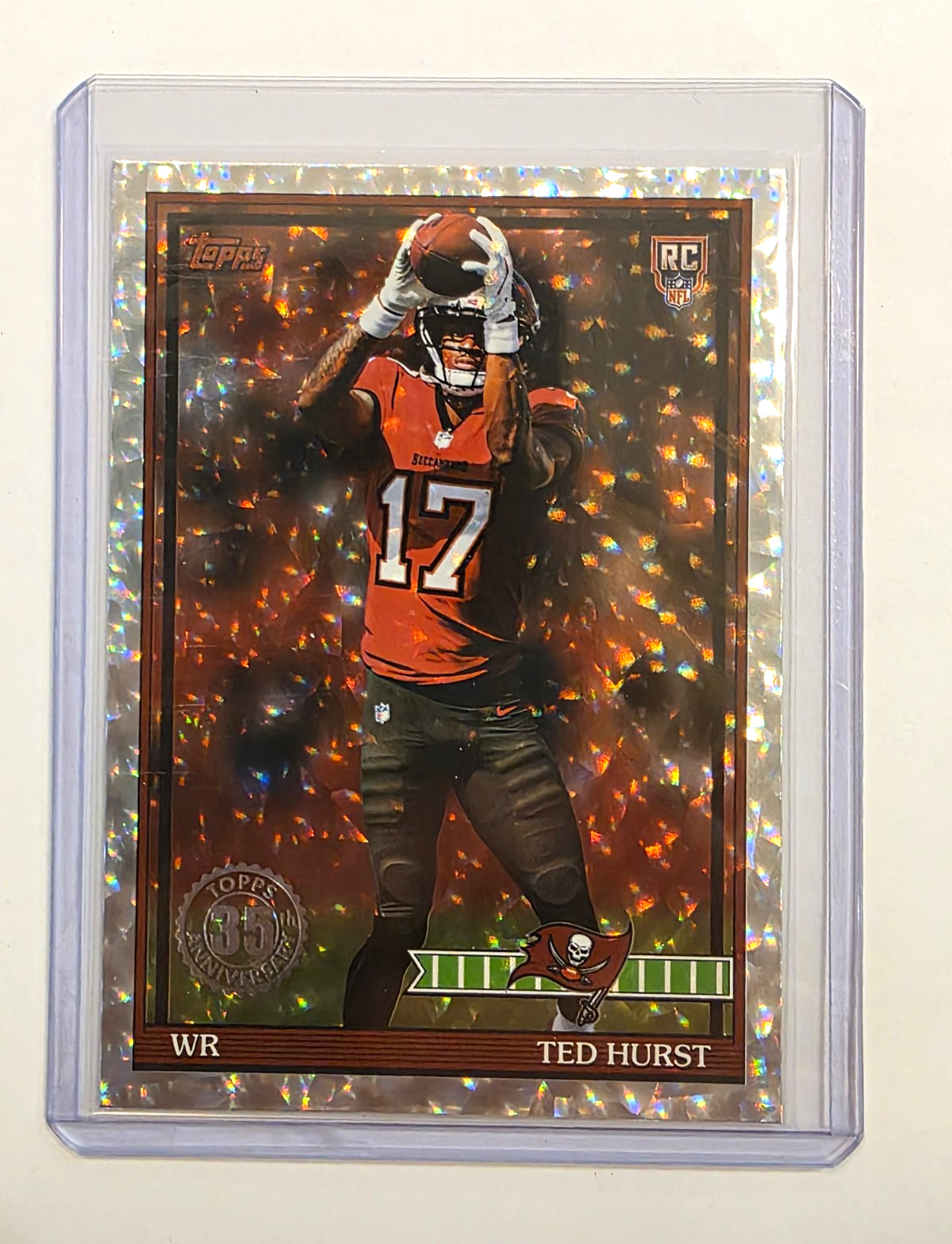 Topps 2026 Ted Hurst Tampa Bay Buccaneers RC Parallel #91TR-35