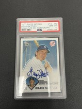 2003 Topps Autograph Graig Nettles PSA 10 Yankees