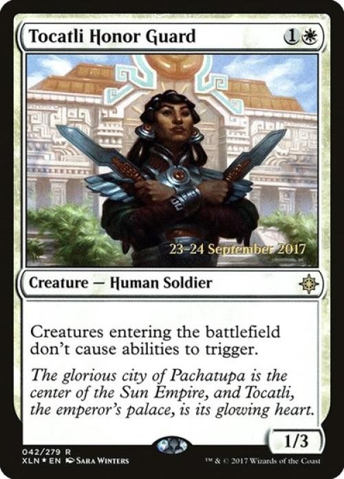 Tocatli Honor Guard -Foil Light Play MTG Promos: Prerelease Cards