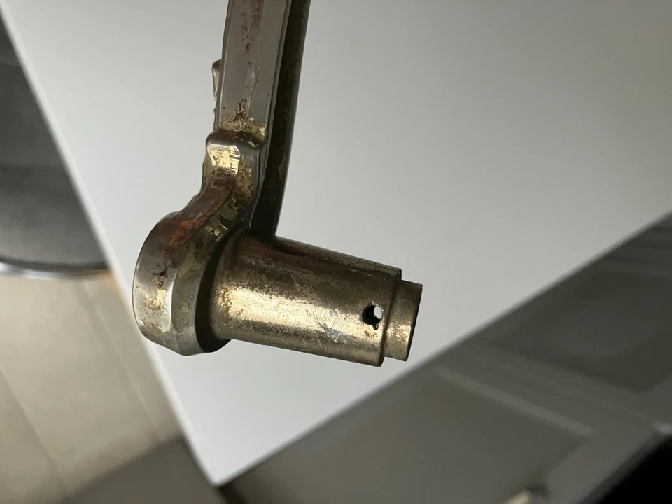 poignee de porte bequille en metal style louis XV rocaille marque Styldecor - Photo 4/4