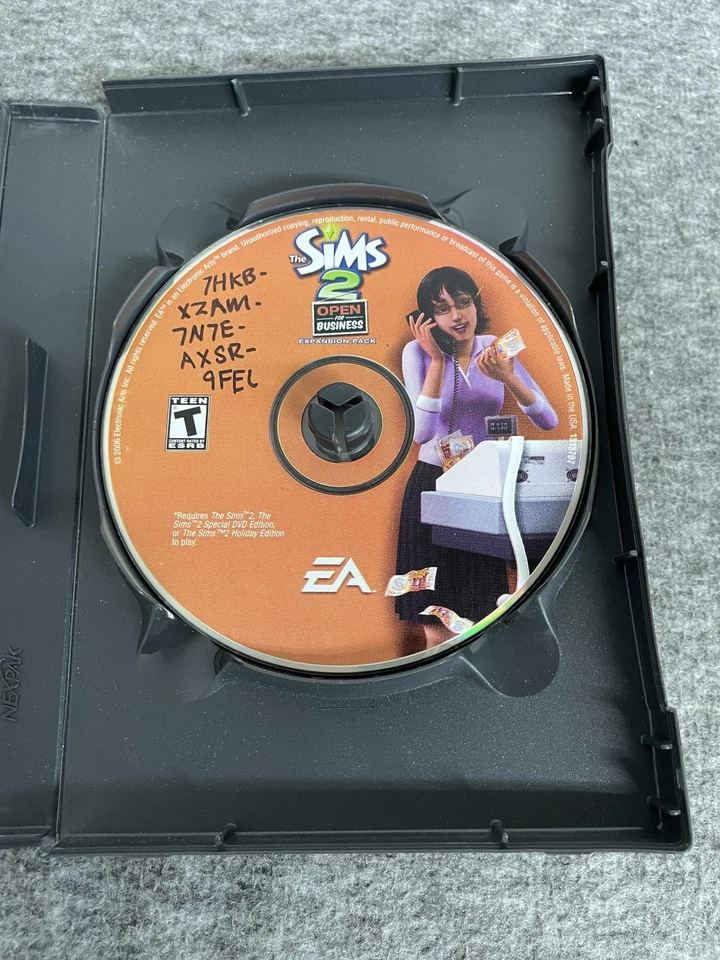 The Sims 2 Open for Business PC Expansion Pack Complete Manual Disc Tested - Image 4 of 4