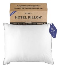 NIB - FluffCo Zen Fluff Pillow - Down Alternative - KING Bed Pillow