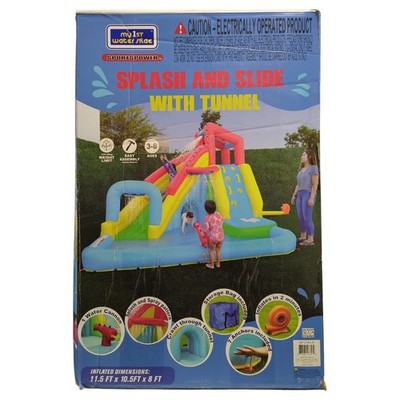 My 1st Water Slide Splash and Slide with Tunnel and Water Arch, INF-2745-26