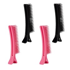 Hair Clips for Styling, Cutting, and Dying - 4 PCS Nonslip Comb Clips for Salon