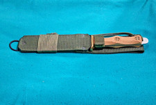 EK BOWIE KNIFE-WD-6?-RICHMOND, VA.-KNIFE AND SHEATH ARE MINT.