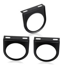 3 Pcs Single Gauge Mounting Panel, 2 Inch Single Hole Gauge Mounting Bracket 