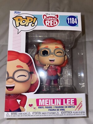 funko pop red panda mei flocked and meilin lee turning Red Funko