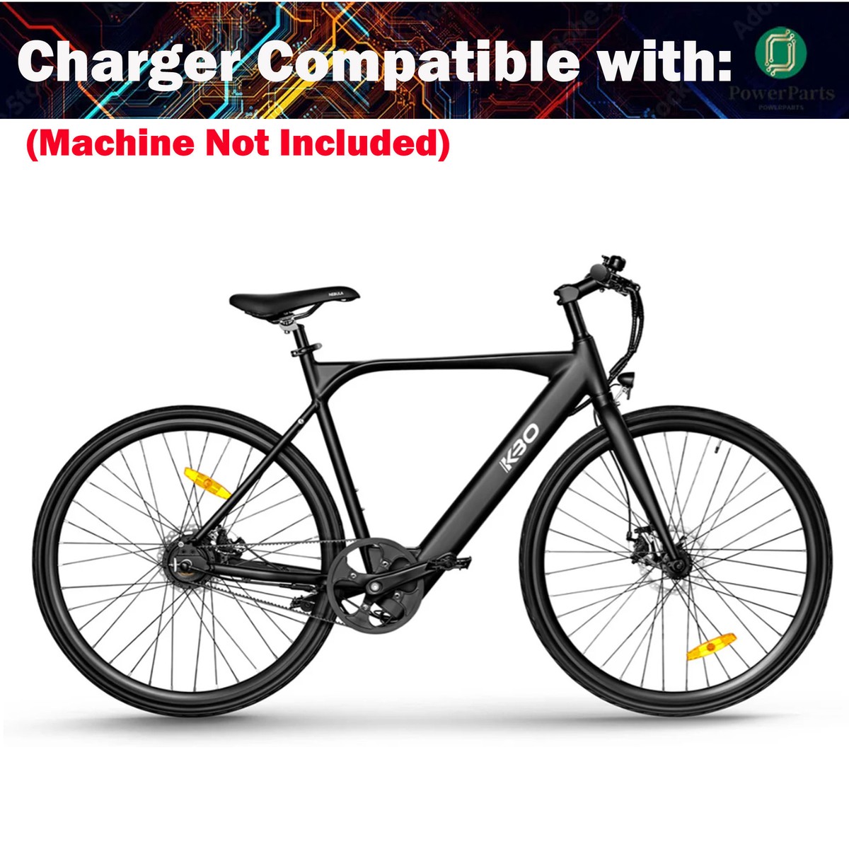 AC Adapter Charger For Stealth Urban Electric Bike KBO Hurricane