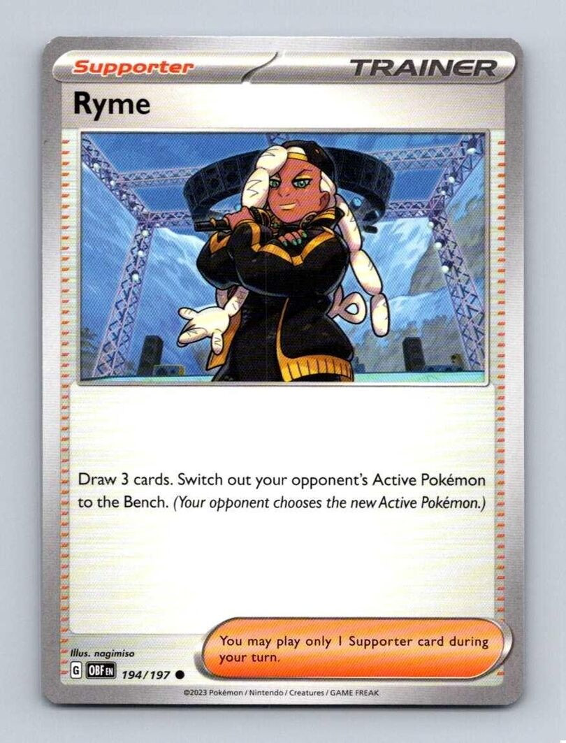 Pokemon TCG Basic Trainer Card - Supporter - Mix & Match