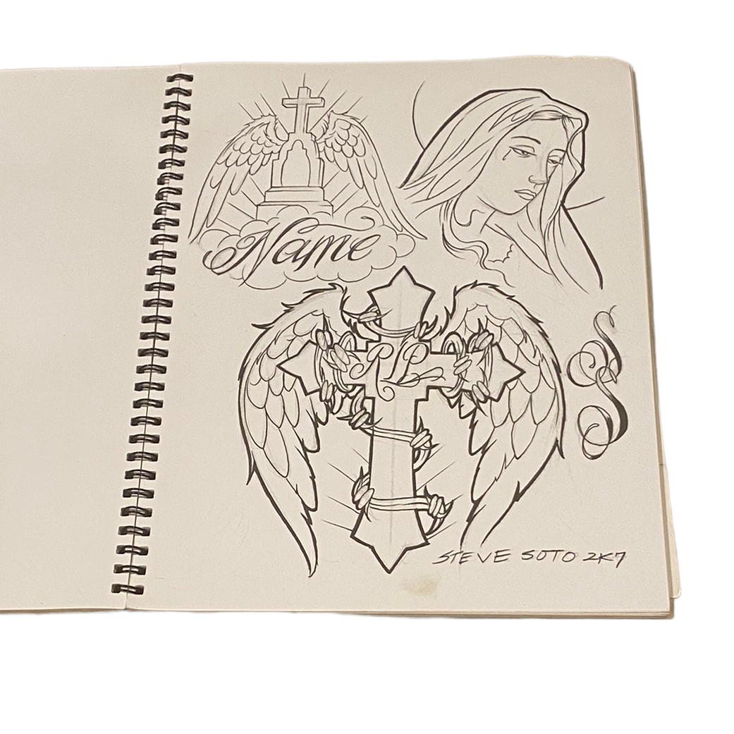 Steve Soto Tattoo Religious Sketchbook Art Co 2007 | eBay