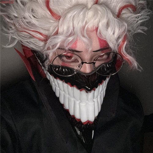 Anime Dandadan Occult Takakura Ken Cosplay Mask PVC Halloween Party Props Mask - Picture 10 of 11