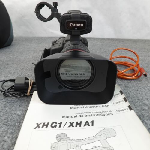 Canon XH A1 HDV Professional Digital Camcorder Bundle W/ Bag Working Japan - Picture 4 of 24
