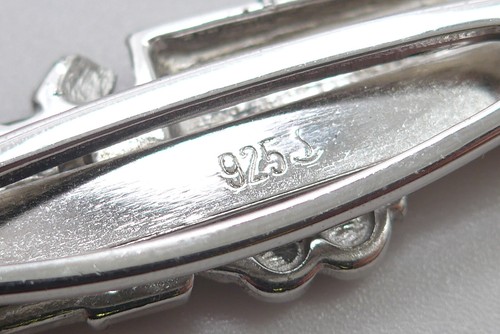 Krawattenklammer 925 Sterling SILBER silver Krawattenspange LKW vergoldet - Bild 7 von 7