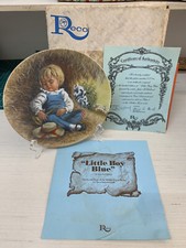 Bradford Exchange Reco Collectible Plate "Little Boy Blue" in Original Box 1980