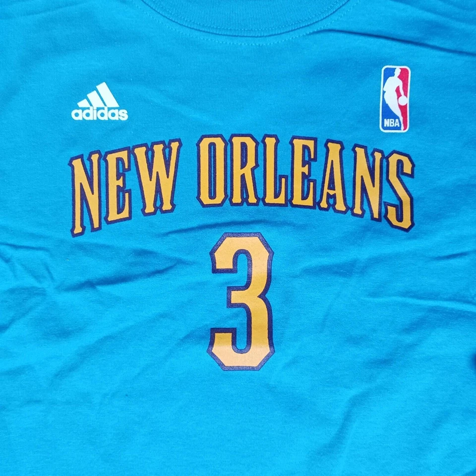 Camiseta Adidas New Orleans Hornets Niños Talla M 5/6 Chris Paul Azul NBA Camiseta Foto 4 de 4