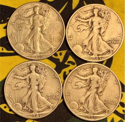 90% Silver 37 Coin Lot Eagles Half Dollars Quarters Dimes $15 Face - Picture 7 of 18