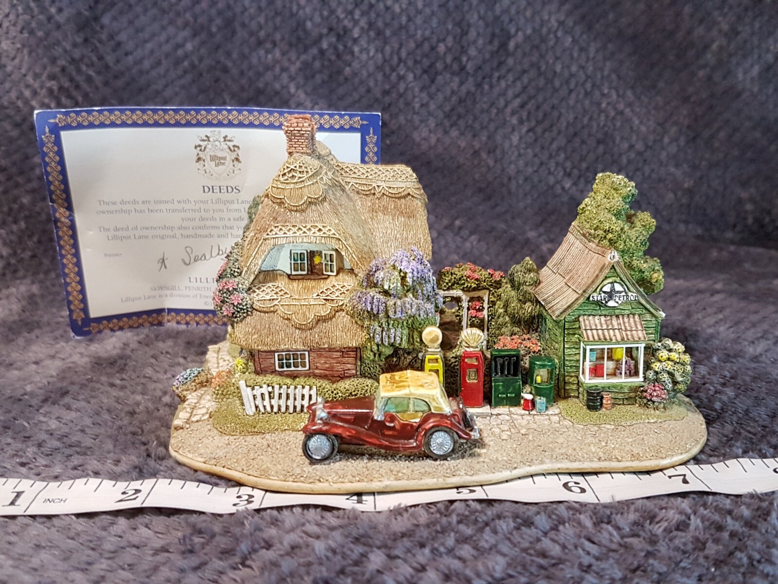 Lilliput Lane BURLEY STREET GARAGE 1999 Unboxed *I combine postage* eBay