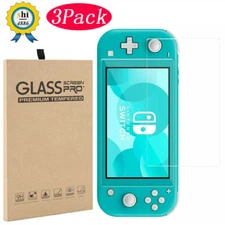 [3-Pack] Tempered Glass Screen Protector for Nintendo Switch Lite Gaming System