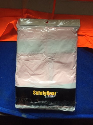 New Safety Gear PIP High Visibility Orange Reflective Safety Vest Size 4X/5X - Picture 6 of 9