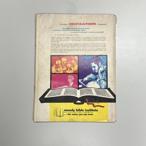 Moody Monthly Magazine Vtg Advertising Religious Literature Propaganda Lot of 4 - Foto 12 di 20
