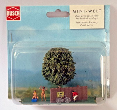 Busch 7669 Spur HO/OO Mini Szene - Bewundern Sie die Landschaft