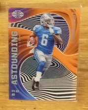 2020 Panini Illusions Astounding Orange D'Andre Swift Detroit Lions 