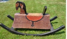 Early 1900 Antique Rocking Horse
