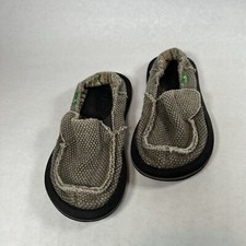 Sanuk Youth Boys Shoes 10 Hook And Loop Closure Surf Skate