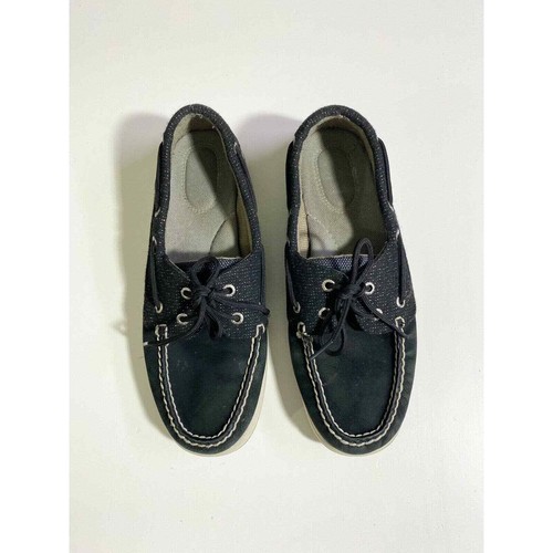 black non slip sperrys