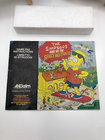 NINTENDO NES - THE SIMPSONS BART VS THE SPACE MUTANTS - PAL  A ITA COMPLETO
