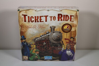 Ticket To Ride Days of Wonder Alan R. Moon Train Adventure Board Game NEW Sealed