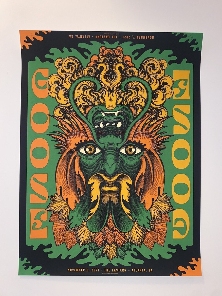 Goose Band Concert Poster The Eastern Atlanta 21 Silkscreen S/N X