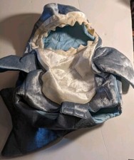 Shark Halloween Costume Newborn Size 0 - 6 Months Gray EUC