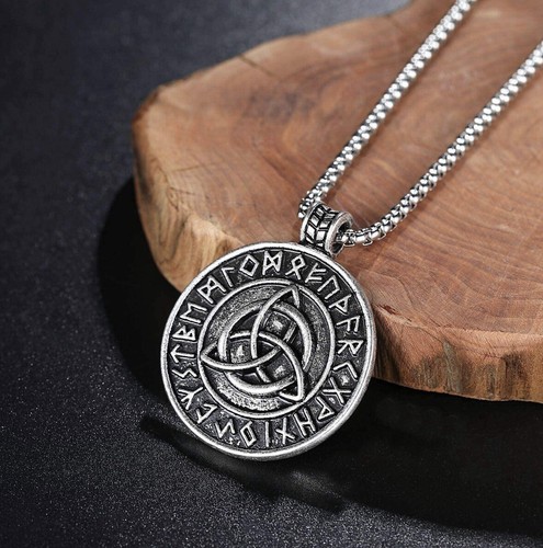 Pagan Mens Norse Viking Triquetra 