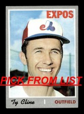 1970 Topps 2-253 VG-EX Pick From List All PICTURED