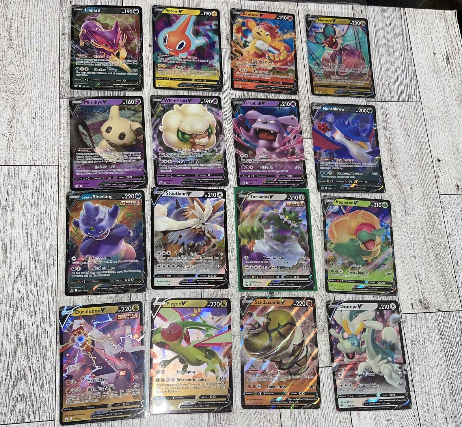 Pokemon Card Lot Of 16 NM Pokémon TCG