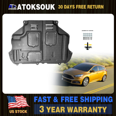 Auto Under Engine Guards Fit For 2013-2018 Ford Focus ST Splash Guand Mud Flaps