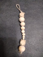 Wooden Bead Christmas Ornament/farmhouse style