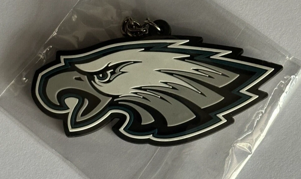 Philadelphia Eagles NFL Officially Licensed Rubber Keychain 3.5" - Image 3 of 4