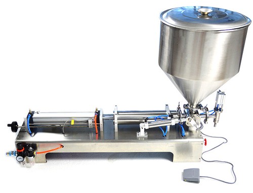110V Pneumatic Filling Machine for Paste Liquid 30-300ml for Shampoo Oil Cream - Picture 8 of 9