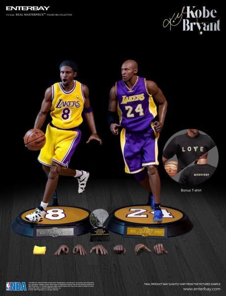 最終値下 showcase レガシーコレクション　KOBE BRYANT NBA Real Masterpiece Kobe Bryant (2010 Champion) 1/6 Scale