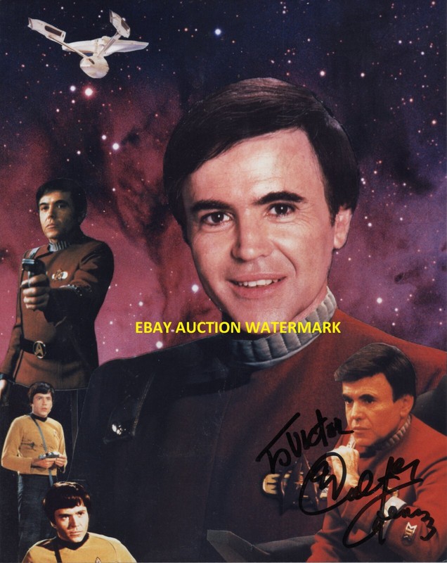 Walter Koenig as Cmdr Chekov Autographed 8x10 Photo Star Trek Television Actor 