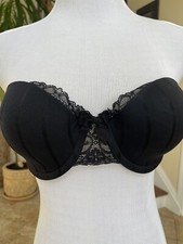 Felina Strapless Black Bra 36c