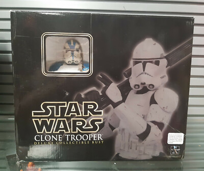 STAR WARS BUST Collection Clone Trooper + Magazine Altaya De Agostini £26.03 - UK