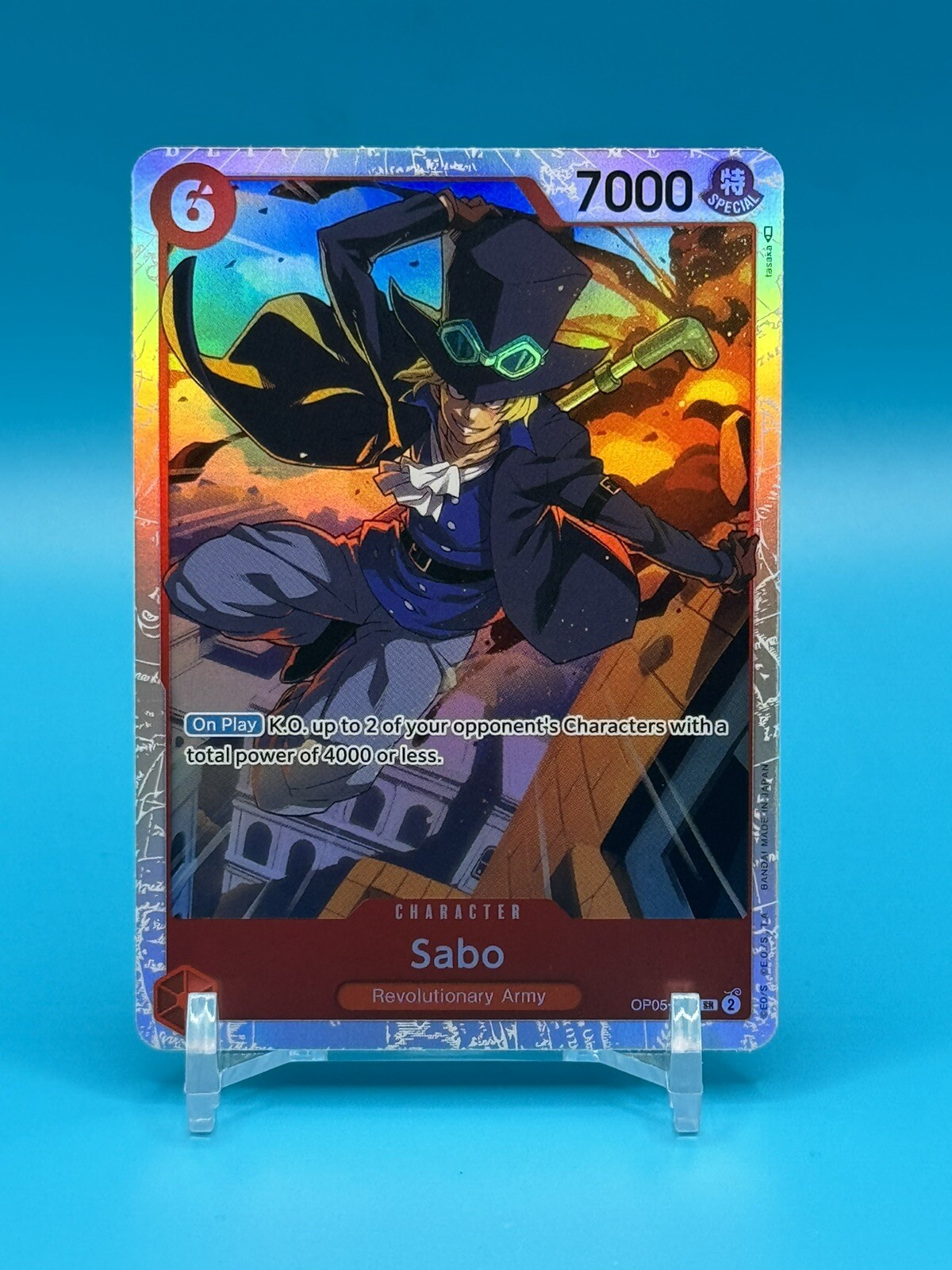 Sabo - One Piece CCG - OP05-007 SR - Awakening Of The New Era NM