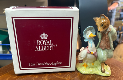 Royal Albert Beatrix Potter Jemima Puddleduck with Foxy Whiskered