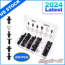 For Ford CAR 100x Box Set Bumper Fender Liner Push Type Retainer Clips Fastener