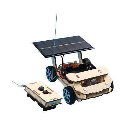 DIY Fernbedienung Solar Auto Modell 3D Puzzles Holzmotor für Kinder im Alter